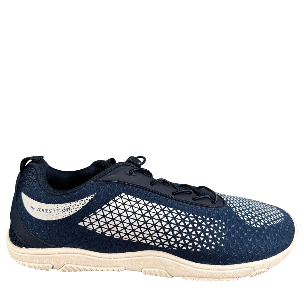 NWOT Hike Footwear HF Series Flow Navy Blue White Mesh Bungee Lace Sneakers 10